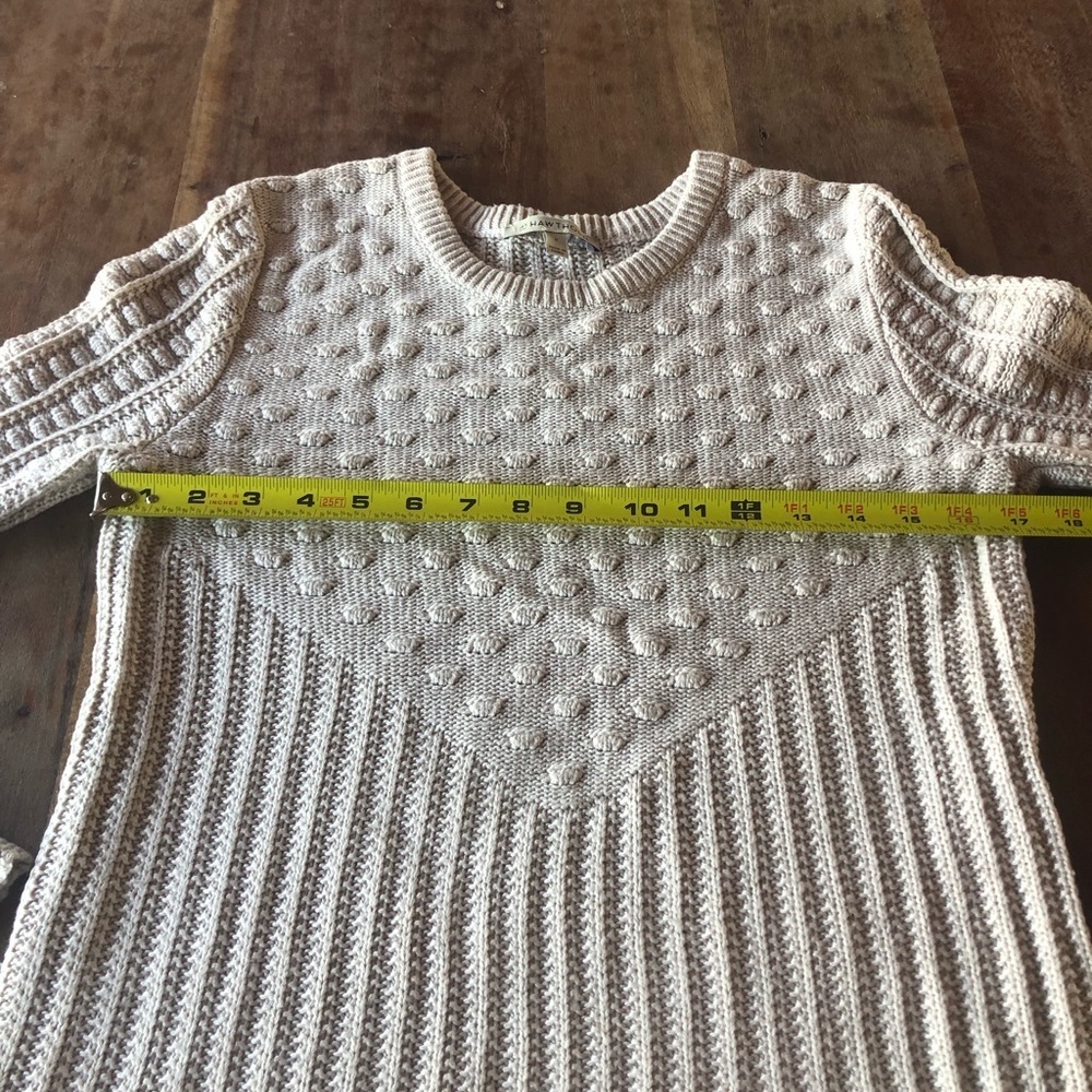 41 Hawthorn Sweater Crewneck Poppy Textured in Neutral Light Tan - Picture 5 of 5